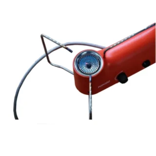 Porodo Foldable Dual-Burner Gas Stove – Orange product image — product view 2