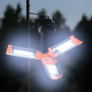 Porodo Foldable Work Lantern 9000mAh – Orange product image — product view 4