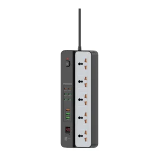 Porodo 3000W Power Strip 5AC / 9USB – Black product image