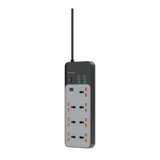 Porodo 3000W Power Strip 7AC / 6USB – Gray product image