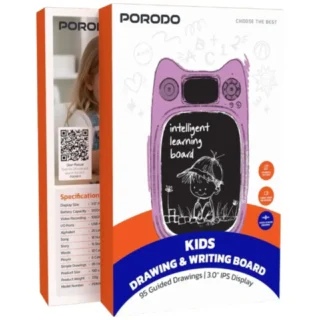 Porodo Kids Drawing Board 3-inch IPS – Purple product image — product view 3