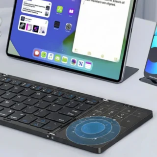 Porodo Minima Folding Keyboard with Numpad / Touchpad product image — product view 3