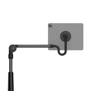 Porodo Lazy Man Stand with Magnetic Suction 92CM - Black product image — product view 2
