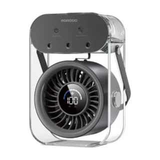 Porodo Lifestyle Chillo Aqua Portable Mist Fan with 500mL Large Water Tank - Black product image