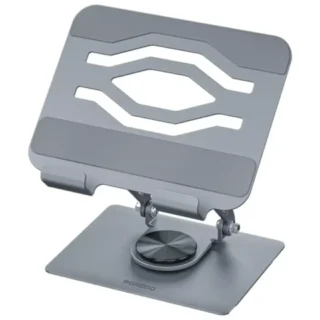 Porodo Zelo 360° Rotatable Tablet Holder with Silicone Grips - Gray product image