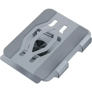 Porodo Zelo 360° Rotatable Tablet Holder with Silicone Grips - Gray product image — product view 2