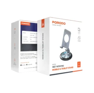 Porodo 360° Rotating Mobile & Tablet Stand - gray product image — product view 2