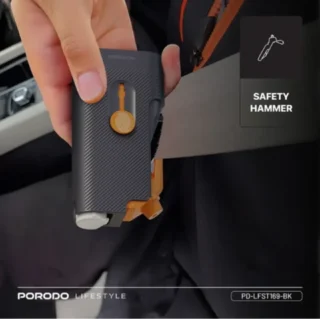 Porodo Lifestyle Vehicle Emergency Safety Kit - Black product image — product view 2
