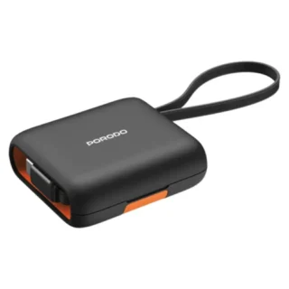 Porodo Multi-Functional Travel Data Cable Set - Orange product image — product view 2