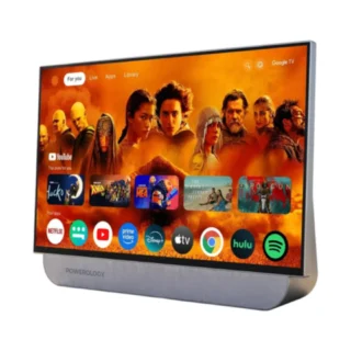 Powerology Paramount Portable Touchscreen Smart Monitor - Beige product image — product view 2