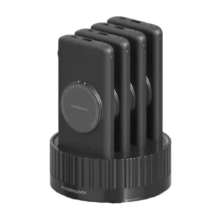 Powerology 4 In 1 Powerbank Terminal 10000 Mah, Built-in Cable - Magsafe - Black product image