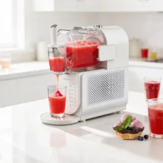 Powerology Fresh Slushie & Ice Cream Maker - White product image — product view 3