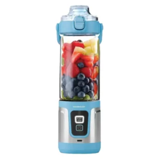 Powerology Duomix Portable Blender - 120W - Dual Blade Portable Blender With USB Type C + LED Light - Blue product image