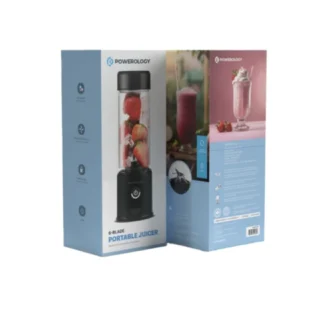 Powerology New 6-blade Portable Juicer 450ml 126w - Black product image — product view 4