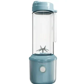 Powerology press & refresh portable blender - Blue product image — product view 2