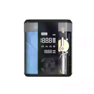 Powerology 8800mah Jump Start Air Compressor - Transparent product image