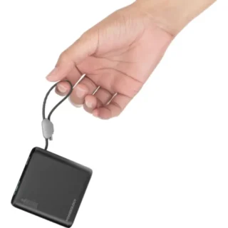 Powerology 15000mAh Mini Power Bank - Black product image — product view 2