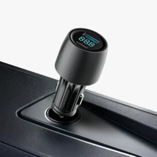Powerology Velox 83W Dual-Port Car Charger - Black product image