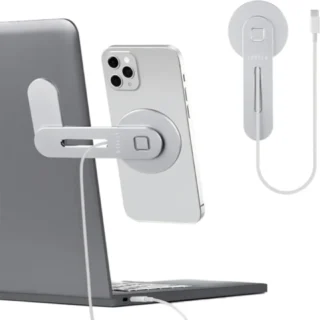 Levelo Energia Magsafe Wireless Charging Phone Stand - Silver product image