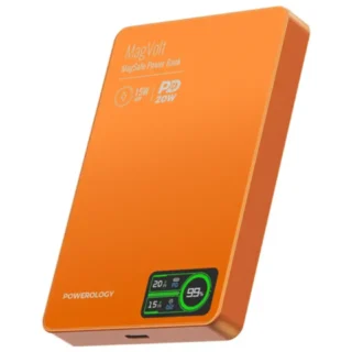 Powerology Nirvano 5-In-1 Power Travel Kit - Black/Orange product image — product view 2