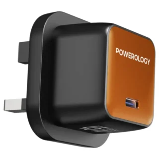 Powerology Nirvano 5-In-1 Power Travel Kit - Black/Orange product image — product view 3