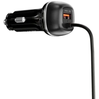Powerology Nexar Smart Car Charger - Black product image — product view 2