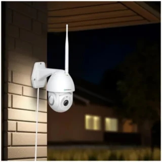 Powerology Advanced Smart Outdoor Waterproof Camera 4gsim 360% - White product image — product view 4