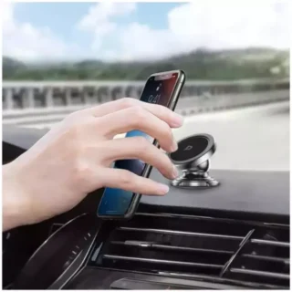 Powerology Heavy-duty Magnet Dash Mount - Silver product image — product view 2
