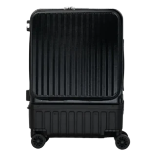 LEVELO Carry-On 20" Travel Luggage, Boarding Double Compartment - Black product image