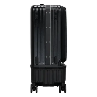 LEVELO Carry-On 20" Travel Luggage, Boarding Double Compartment - Black product image — product view 2