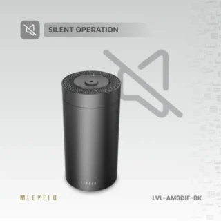 Levelo 2000mAh Ambiance Car Aroma Diffuser - Black product image — product view 3