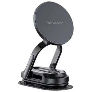 Powerology FlexiMount MagSafe Car Holder - Black product image — product view 2