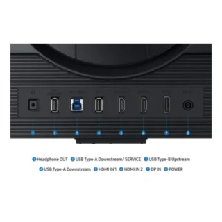 Samsung 27" Odyssey G7 G70F 4K 360Hz Or FHD 180Hz 1Ms Response Time G-Sync with Pivot Gaming Monitor - Black product image — product view 4