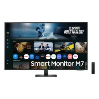 SamSung M7 43" 4K VA Panel 60Hz 4ms (GtG) USB Type-C, AI Features Smart Monitor - Black LS43FM702UMXUE product image