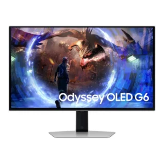 Samsung Odyssey Oled G6 G60sd 27" Qhd Oled Display 360hz Refresh Rate 0.03ms (Gtg) Response Time, Amd Freesync Premium Pro Technology Gaming Monitor - Silver LS27DG602SMXUE product image