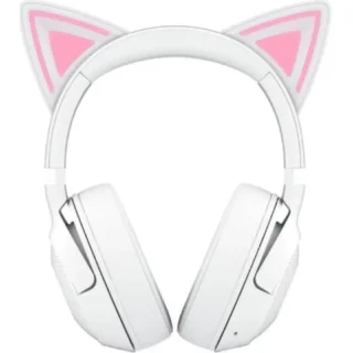 Razer Kraken Kitty V2 BT RGB Wireless Gaming Headset With Kitty Ears - White Edition product image — product view 3