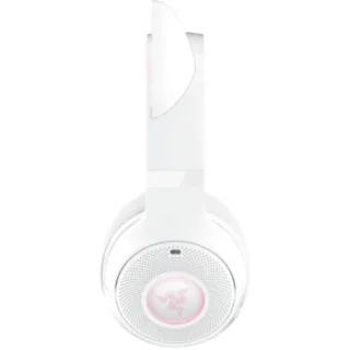 Razer Kraken Kitty V2 BT RGB Wireless Gaming Headset With Kitty Ears - White Edition product image — product view 4