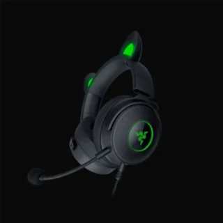Razer Kraken Kitty V2 Pro Wired Rgb Gaming Headset With Interchangeable Ears - Black product image — product view 2