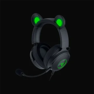Razer Kraken Kitty V2 Pro Wired Rgb Gaming Headset With Interchangeable Ears - Black product image — product view 3