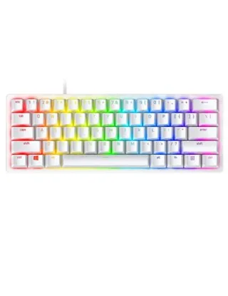 Razer Huntsman Mini 60% Optical Gaming Keyboard - Mercury White product image — product view 2