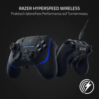 Razer wolverine pro wireless pro gaming controller for ps5 - black product image — product view 4