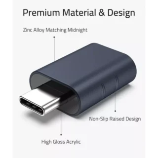 Syntech USB To Usb-c Adapter - Black product image — product view 2