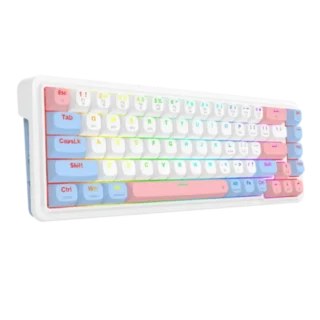 Redragon Nova Pro Wired/2.4g/bt Hot Swappable Gasket Mounted Mechanical Keyboard product image — product view 2