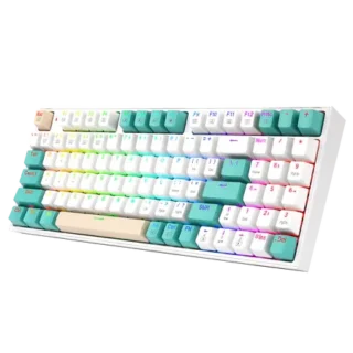 Redragon Veigar K643wgc-rgb-pro 94keys Tri-modes Mechanical Gaming Keyboard With Red Switches product image — product view 2