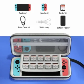 SYNTECH PORTABLE CARRYING CASE FOR NINTENDO SWITCH & OLED - LIGHT PURPLE product image — product view 4