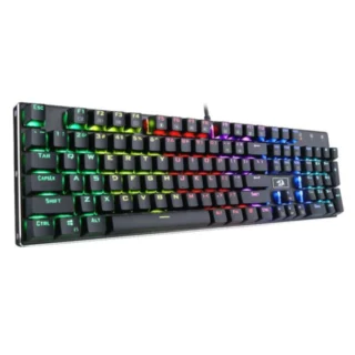 Redragon Devarajas K556 RGB Mechanical Gaming Keyboard - Dust-proof Brown product image — product view 2
