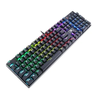 Redragon Devarajas K556 RGB Mechanical Gaming Keyboard - Dust-proof Brown product image — product view 3