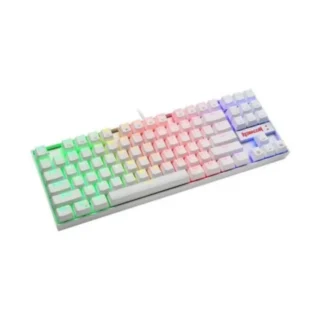 Redragon Kumara K552w-rgb Mechanical Gaming Keyboard – Red Switches – White product image — product view 3
