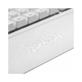 Redragon Shiva Wired Gaming Keyboard - White product image — product view 3