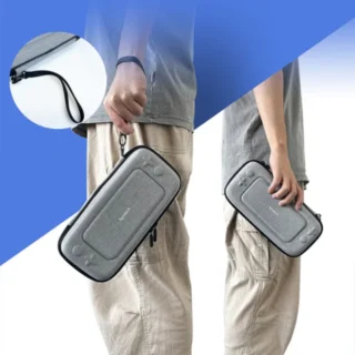 SYNTECH PORTABLE CARRYING CASE FOR NINTENDO SWITCH & OLED - LIGHT RED product image — product view 2